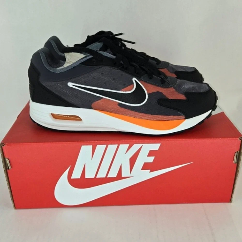 Nike Air Max Solo SE Anthracite Black Total Orange FJ2594-001 Mens 8 Womens‎ 9.5